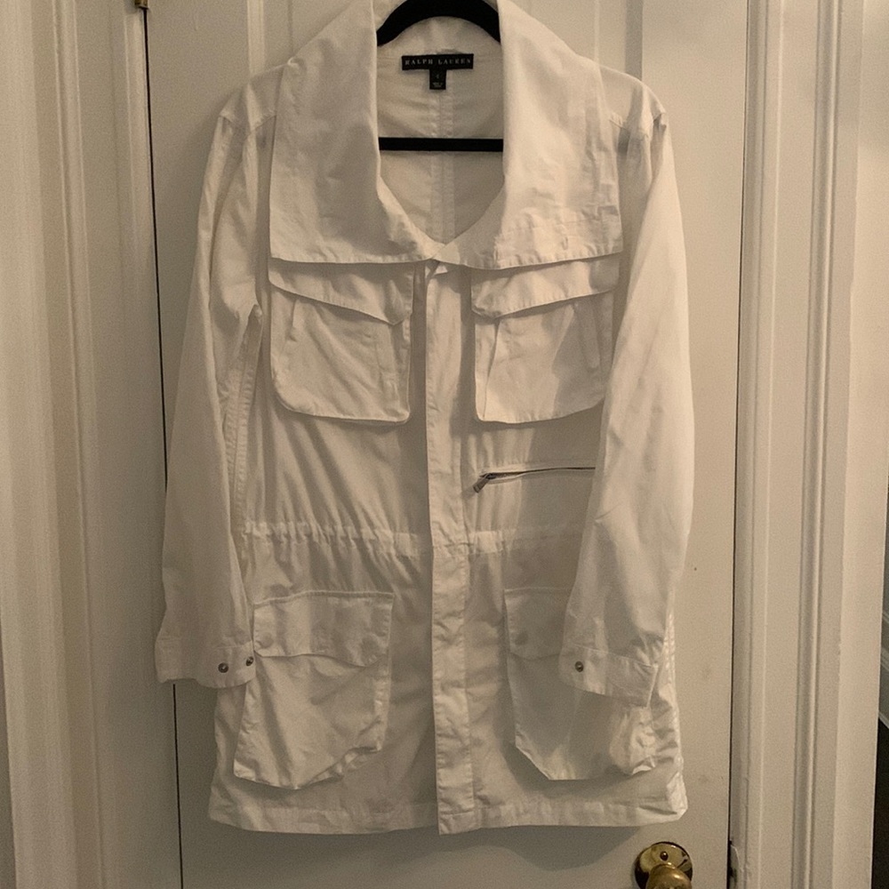 Ralph Lauren white cotton jacket